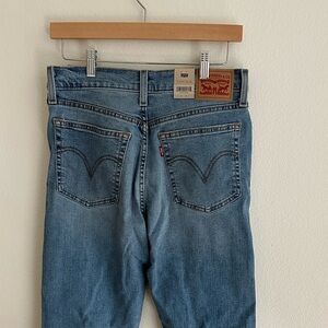 Levi's Women’s Wedgie Strait 10 s  Blue Jeans NWT